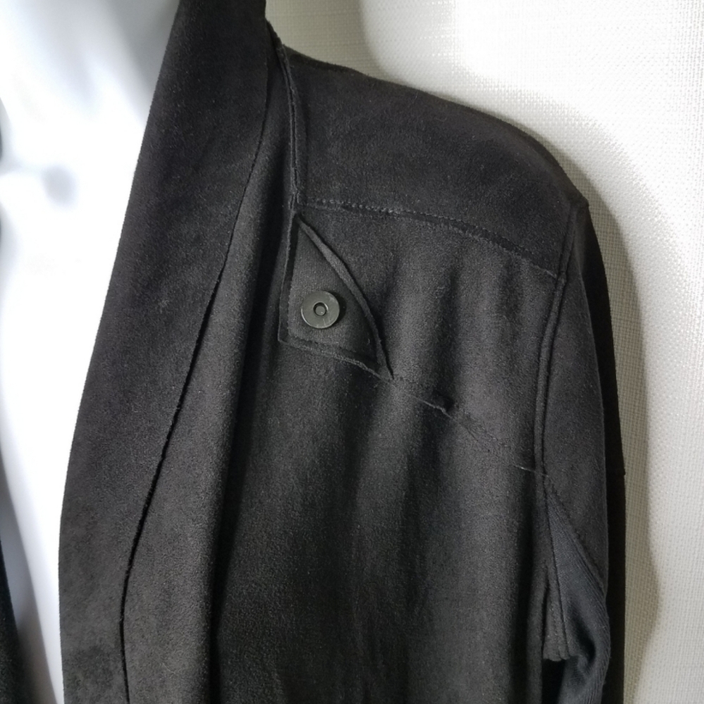 Blank NYC black Cloud Nine drape jacket - Picture 11 of 11